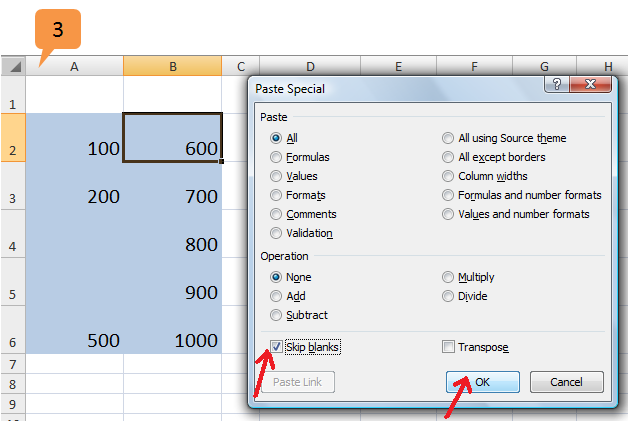 copy and paste formulas in excel